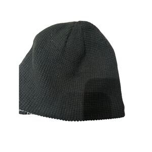 Black Urban Pipeline Fleece lined Beanie one size